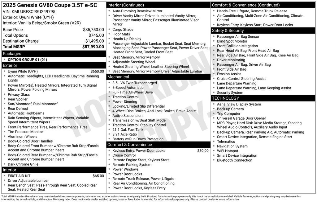 genesis gv80 coupe 2025 KMUJBESC9SU249795 image genesis gv80 coupe 2025 KMUJBESC9SU249795 image
